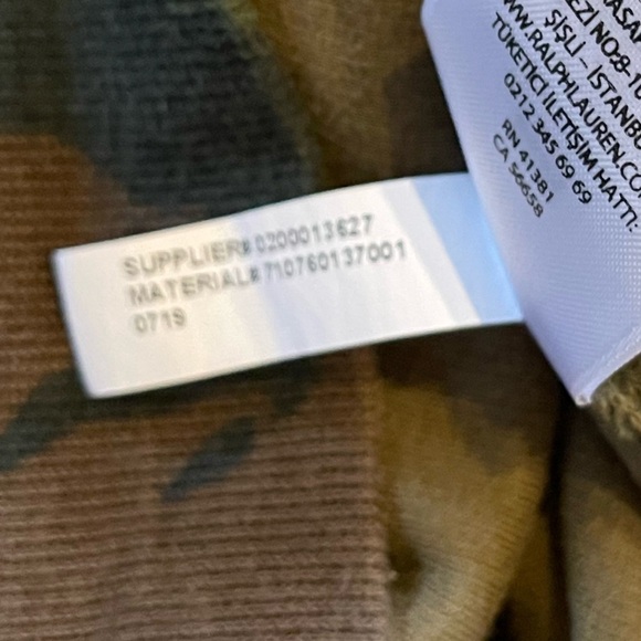 Polo Ralph Lauren Camo Camouflage Mens XXL Estate Rib 1/4 Zip Sweatshirt - Picture 5 of 10